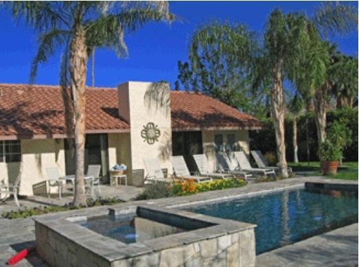 Triangle Inn Clothing Optional Resort For Men Palm Springs Eksteriør billede