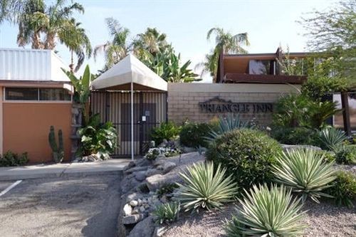 Triangle Inn Clothing Optional Resort For Men Palm Springs Eksteriør billede